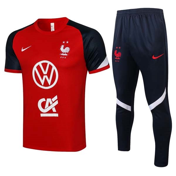 Camiseta Entrenamiento Francia Ensemble Complet 2022 Rojo